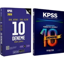 Anla Kazan Yayınları Pegem + Marka 2026 Kpss Genel Yetenek Genel Kültür 10+10 Deneme 2 Li Set Pegem Akademi + Marka Yayınları