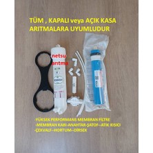 netsu arıtma Su Arıtma Cihazı Yenileme Kiti, Membran Filtre, Membran kabı, Anahtar ve yedek parça