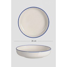 3'lü Toledo Bol Kase 26CM Rim Lacivert Rinart