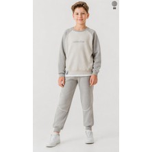 Ay Kids Erkek Çocuk Collective Baskılı Takım 4211 Gri