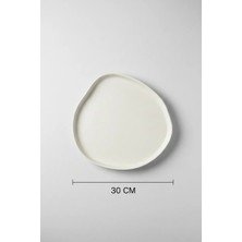 6'lı Vogue Servis Tabağı 30CM Krem Rinart