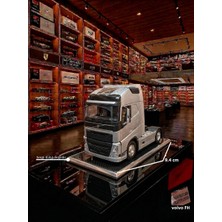 Oyuncak Sahili Volvo Fh Metal Tır Kafası Konteyner Taşıyıcı 9.4 cm Mini Model 1.64 Ölçek Scanya Diecast Demir Koleksiyon Gri
