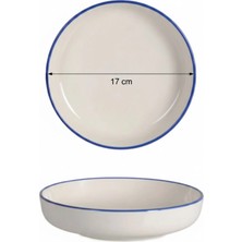 6'lı Toledo Kase 17CM Rim Lacivert Rinart