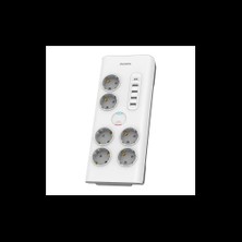 Philips Phılıps SPN7060WA/62, 6 Soket, Akım Korumalı Priz, 900 Joules, 2mt Kablo, 1xusb-C 15W Şarj, 4xusb-A 20W, (Beyaz)