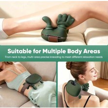Eco Lounge El Şeklinde Isıtmalı Taşınabilir Boyun Sırt Omuz Masaj Cihazı Şarjlı Konfor Modeli