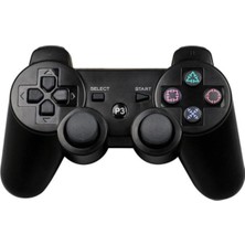 Playstation 3 Uyumlu Siyah Bluetooth Joystick, Kablosuz Bağlantı, 2 Yıl Garantili