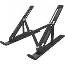 Empressco 7 Kademeli Ayarlı Katlanabilir Laptop Tablet Standı Siyah