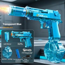 LRS Store Ateş Çıkaran Su Tabancası 23CM Full Otomatik Işıklı Şarjlı Su Tabanca