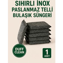Duff Clean 1 Adet Sihirli Inox Paslanmaz Telli Bulaşık Süngeri