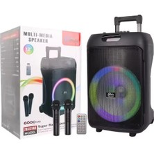 Sing-E ZQS-12148 12''taşınabilir Karaoke Kablosuz Bluetoothhoparlör