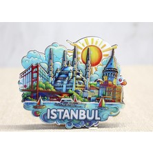 Eco Lounge Ahşap Istanbul Temalı Magnet - Model 4