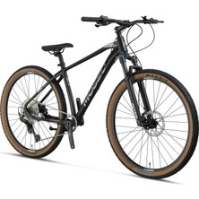 Mosso Black Edıtıon-27 Deore Erkek Dağ Bisikleti 406H Hd 27.5 Jant 12 Vites Mat Siyah Chrome