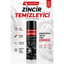 Petrol Ofisi Zincir Temizleyici Sprey 500 ml Motosiklet ve Bisiklet O-Ring X-Ring Z-Ring Uyumlu
