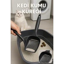 Eco Lounge Güçlü ve Kalın Yapılı Kedi Kumu Küreği – Küçük Delikli, Kırılmaz, Tüm Kedi Tuvaletleriyle Uyumlu