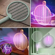 Eco Lounge Tenis Raketi Tipi Masaüstü Olabilen Gece Lambalı Sinek Kovucu,öldürücü Raket
