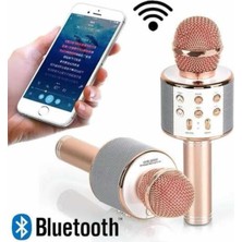 Sibelora Home Karaoke Mikrofon Dahili Hoparlörlü Sd-Usb-Aux Girişli Bluetooth Hoparlör
