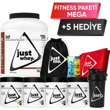 Just Nutrition Fitness Paketi - Mega + 5 Hediye (Protein Tozu + Bcaa + Glutamin + Arjinin + Kreatin)
