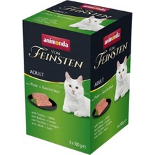 Animonda Vomfeinsten Hindili ve Tavşanlı Yetişkin Kedi Konservesi 100 gr x 6 Adet