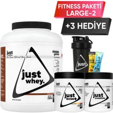Just Nutrition Fitness Paketi - Large 2 + 3 Hediye (Protein Tozu + Bcaa + Kreatin)