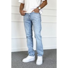 Alışveriş Sokağı Mavi Slim Fit Denim Jean - Kot Pantolon | STK1993-Jean