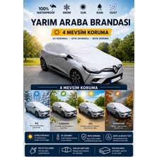 Autolion Bmw 2 Serisi 216D Uyumlu Yarım 4 Mevsim Oto Branda-Su Toz Kir Geçirmez Örtü