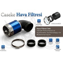 Sgm CG Hava Filtresi Modifiye Açık Performans 35-42-48mm Mavi