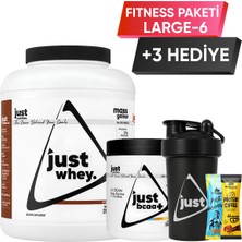 Just Nutrition Fitness Paketi - Large 6 + 3 Hediye (Protein Tozu + Bcaa)