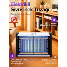 Teknoparkx Çift Ampullü Elektrikli Sineklik Makinesi Sivrisinek Kovucu ve Yakalama Cihazı - Süpermarket Tkn