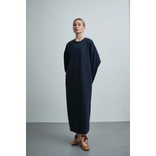 Molly Nelly Kadın Oversize Basic Penye Elbise
