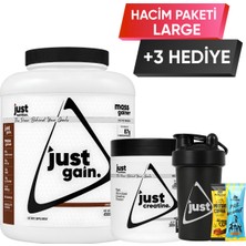 Just Nutrition Hacim Paketi - Large + 3 Hediye (Karbonhidrat Tozu + Kreatin)