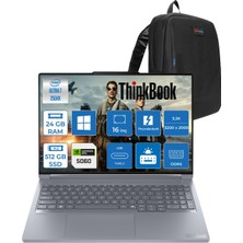 Lenovo Thinkbook 16P Gen 6 Intel Core Ultra 7 255HX Aı 24GB Ddr5 512GB SSD 8GB/RTX5060 115W 16" 3.2k (3200X2000) IPS 500NITS 100% Dcı-P3, 165Hz WINDOWS11HOME Gaming Laptop 21R0004BTXH01+ZETTAÇANTA
