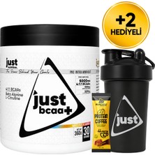 Just Nutrition BCAA Amino Asit Tozu 360 Gr 30 Servis Karışık Meyve + Shaker + Protein Kahve Hediyeli