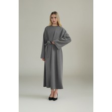 Molly Nelly Kadın Oversize Basic Penye Elbise