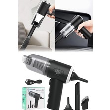 Teknoparkx Araç Içi Süpürge Siyah 0-250 Watt 5-10 Dba Ses Seviyesi 1-2 Saat Şarj 2 Yıl Garantili Tknpx-4