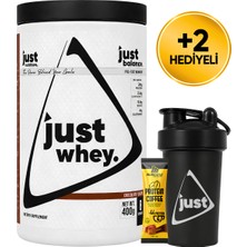 Just Nutrition Whey Protein Tozu + Karbonhidrat 400 Gr 8 Servis Çikolata + Shaker + Protein Kahve Hediyeli