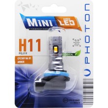 Photon Mini H8 H9 H11 H16 Amber Turuncu Compact LED