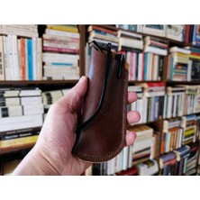 Mahfuz Hakiki Deri Tamamen Emeği 17,5 x 7 cm Gözlük Kılıfı - Kalem Kutu DAK290