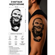Tattoo Gerçekci Yarım Kol Kaplama Geçici Dövme Sticker Tattoo