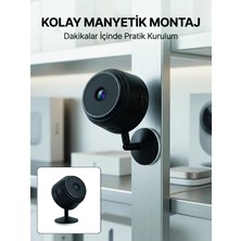 Sibelora Home Mini Wi-Fi Güvenlik Kamerası A9 Hd Görüntü Hareket Algılama ve Uzaktan Canlı Izleme