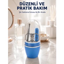 MidasTech Mavi Tırnak Bakım Seti Çok Amaçlı Manikür Pedikür Kiti Midiastech