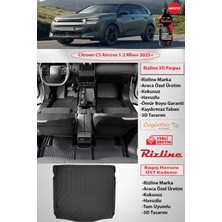 Rizline Citroen C5 Aircross 1.2 Hybrit Mhev 9D Premıum Paspas 3D Üst Bagaj Havuzu Set