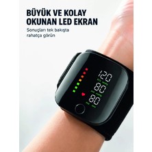 MidasTech Taşınabilir Şarjlı Bilekten Tansiyon Ölçer Pratik Kullanım Midiastech