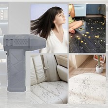 Nuveden Ieg Şarjlı Turbo Üfleme Fanı Mangal Fanı Elektrikli Hava Üfleyici Mangal Aksesuarı - Bahçe G