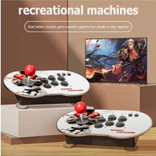 Nuveden Ieg Çift Kişilik Retro Joystickli Beyaz Oyun Konsolu, 4K Hd Görüntü, Oyun, Bluetooth Yok Glyaln