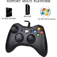 Nuveden Ieg Kablolu Siyah Joystick Titreşimli Hızlı Şarj Destekli Pc ve 360 Uyumlu Garantisiz Glyaln