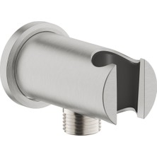 Grohe El Duşu Askılı Su Çıkış Dirseği Super Steel 10GRO26658DC0