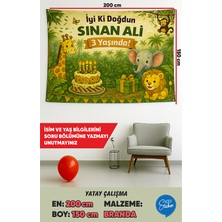 İsg Tabelam 200X150/YATAY/ORMAN Temalı Doğum Günü Afişi