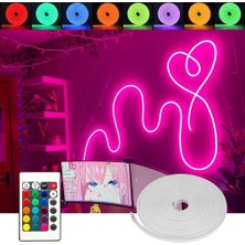 Burul RGB Neon Led Şerit 16 Renk Kumandalı