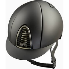 Kep Italia Cromo 2.0 Mat Siyah Swarovski Logolu Binici Kaskı Large