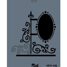 Mey İthalat Mey Ithalat® Rich New Seri N-436 Stencil 35X25 cm